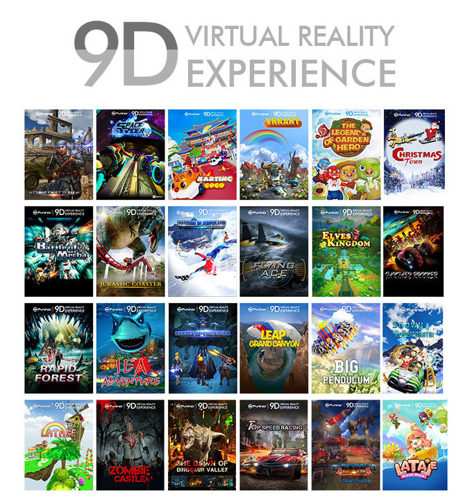 Funin VR 3DM نظارات عالية الأرباح 5D السينما الديناميكية 7D السينما التفاعلية