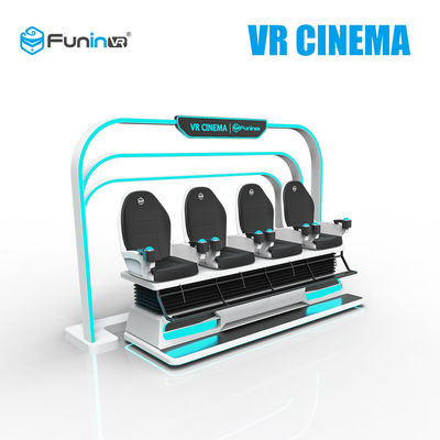 3KW 4 لاعبين 9D الواقع الافتراضي محاكي مع نظام الحركة الكهربائية للمراهقين