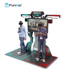 2 لاعبين 9D VR لعبة آلة الواقع الافتراضي بندقية إطلاق النار