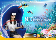 متعدد اللاعبين التفاعلية 9D سينما الواقع الافتراضي مع شاشة تعمل باللمس ليد مقعد واحد