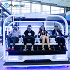 3KW 6 مقاعد آلة الواقع الافتراضي Roller Coaster Vr Simulator 9d Cinema