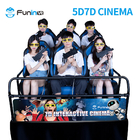 أفلام الحركة التفاعلية 5d 6d 7D Movie Theater 6 Dof Electric Platform