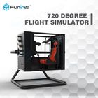 720 درجة الواقع الافتراضي الطيران محاكي مع نظام التحكم في الحركة / كامل الرقمية مضاعفات