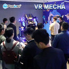 ثيم بارك 9D VR Simulator لاعبين فرديين VR Mecha Black مع مصابيح LED