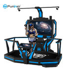 220V VR الفضاء المشي منصة لعبة آلة 1 لاعب الأزرق مع الأسود
