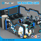 2100 * 2000 * 2100mm 1 لاعب 0.7kw VR ألعاب سباقات السيارات محاكاة سباقات الحركة 220V أسعار تنافسية الحجم الصغير