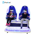 1 مقعد 2 مقاعد 3 مقاعد 9D VR محاكي / 360 درجة تدوير VR Egg Chair لمدينة الملاهي