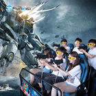 VR Shooting Games 7D Cinema Simulator Rider شاشة معدنية 6/9 مقاعد