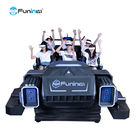 FuninVR Virtual Reality Multiplayer Vr Simulator Game Machine 6 مقاعد Racing 9d VR Simulator