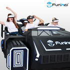 آلة ألعاب الواقع الافتراضي متعددة اللاعبين Vr Simulator 6 مقاعد سباق 9d VR Simulator