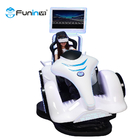 FuninVR 9d آلة لعبة أركيد VR Racing car VR Mario kart Simulator باللون الأبيض