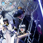 VR Amusement Park Equipment Multiplayer Shooting zombie 4-5 player VR Set 9D آلة الواقع الافتراضي
