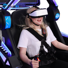 VR 360 الأفعوانية يطير محاكي آلة لعبة vr للتسوق مركز تسلية vr محاكي