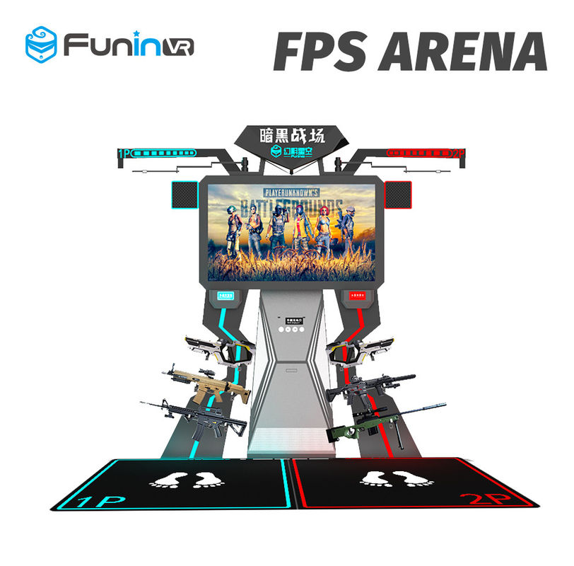 2 لاعبين التفاعلية لعبة الورق آلة FPS الساحة 9D الواقع الافتراضي سينما