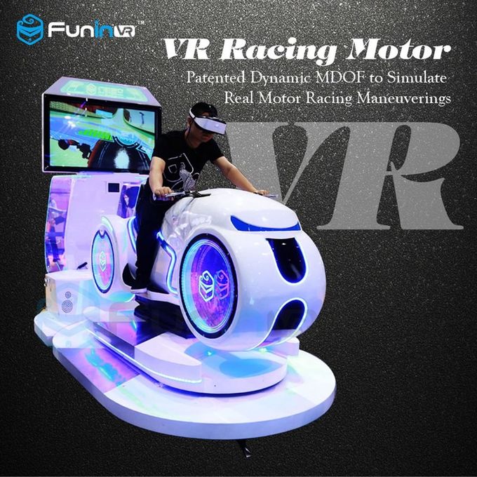 5 Games 9D VR Simulator / Motorcycle Racing Simulator 1250X3065X2338 Mm Size