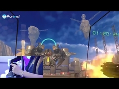 ملاهي ألعاب 9D VR Simulator داخلي Sky diving 360 VR Simulator