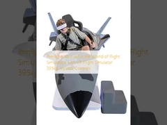 انغمس في عالم محاكاة الطيران مع جهاز محاكاة الطيران VR 395 كجم مع أدوات التحكم بعصا التحكم