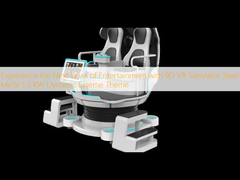 تجربة المستوى التالي من الترفيه مع 9D VR محاكي الفولاذ المعدنية 1.5 KW ديناميكية الحاد موضوع