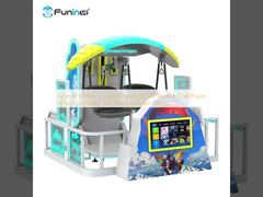 Funin Vr التحكم في الحركة 6 مقاعد 9D VR Skydive محاكي حركة ثنائي اللاعبين مع تأثيرات الرياح والماء