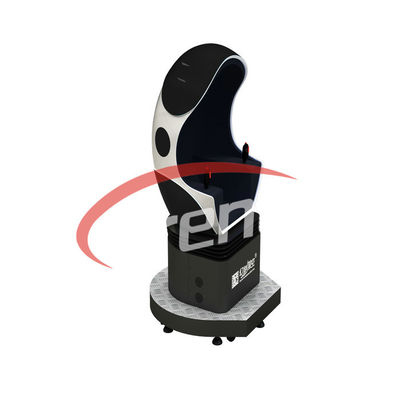 كبسولة على شكل 9D الواقع الافتراضي سينما، الظاهري آلة الألعاب مع 360 خوذة بانورامية