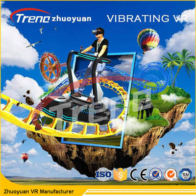 الأسطوانة كوستر كوة المتصدع محاكي الطيران مع 360 درجة الدورية منصة