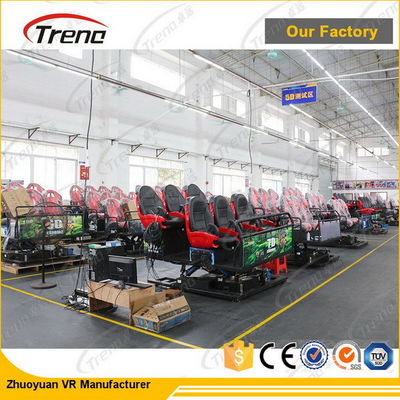 متحرك تحكم رقمي 7D فيلم مسرح 4 مقعد / 6 مقعد مع هيدرولي نظام