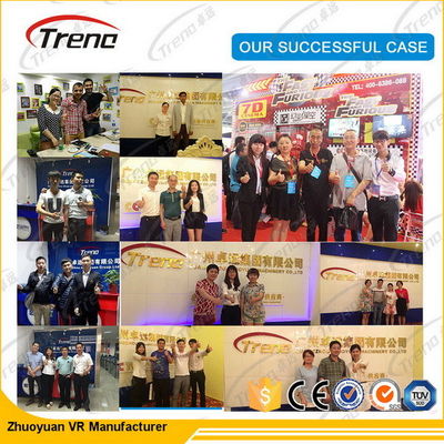 مركز تسوق الحركة التفاعلية 7D فيلم مسرح مع 6 دوف منصة الكهربائية