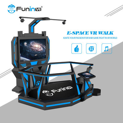 1 لاعب 9D Virtual Reality Simulator Motion Walking Platform VR Game Machine