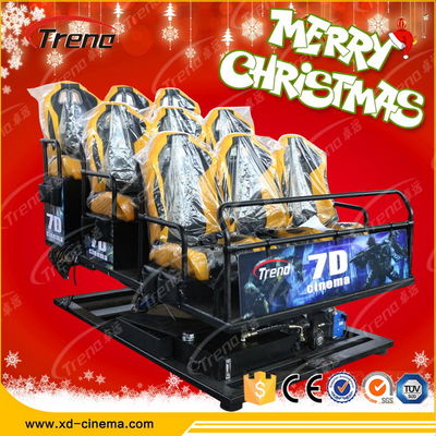 تسلية متنزه رماية تصوير 7D سينما تجهيز مع 6 دوف منصة كهربائي