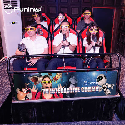 آلة لعبة الواقع الافتراضي الهيدروليكية 8D Theme Park Vr 7D 5D Cinema
