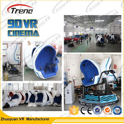 ألعاب مضحكة تسلية متنزه تجهيز 9d فر محاكي 220V نظام كهربائي