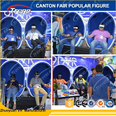 ألعاب مضحكة تسلية متنزه تجهيز 9d فر محاكي 220V نظام كهربائي