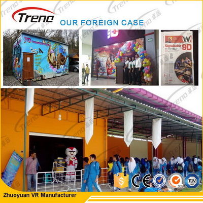 المؤثرات الخاصة 5D سينما الواقع الافتراضي لتعليم قيادة السيارات محاكي لموضوع الحديقة