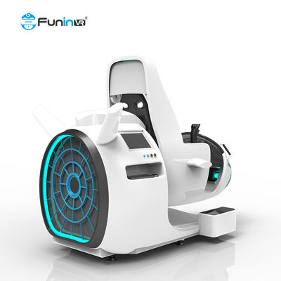 داخلي ملعب طائرة رحلة 9D Virtual Reality Simulator 360 Vr Rotation