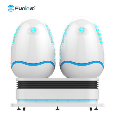 1.2KW 9D VR Egg Cinema Motion Chair 360 درجة لملاهي