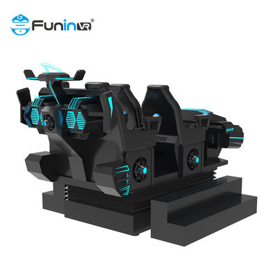 Arcade 9D Virtual Reality Simulator Amusement Park 6 مقاعد Motion Platform Vr Roller Coaster