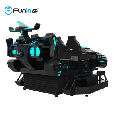 Arcade 9D Virtual Reality Simulator Amusement Park 6 مقاعد Motion Platform Vr Roller Coaster