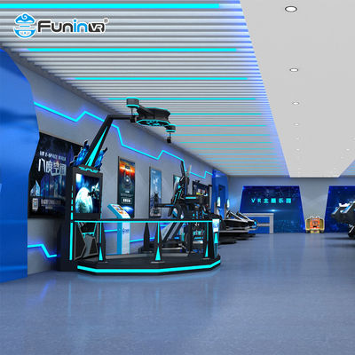 ألعاب متعددة اللاعبين محاكي إطلاق النار 9D Walker مع منصة الحركة 6DOF