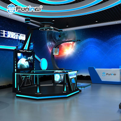 ألعاب متعددة اللاعبين محاكي إطلاق النار 9D Walker مع منصة الحركة 6DOF