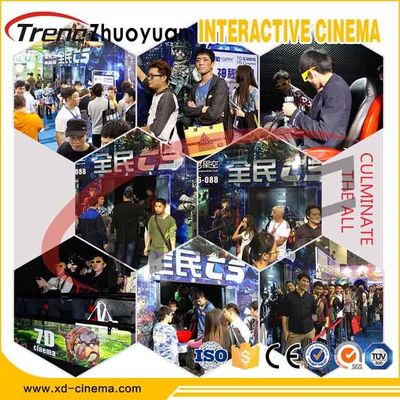 6 Setas 7D Simulator Cinema 70 PCS 5D Movies Amusement Park Gun Shooting