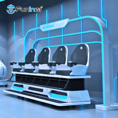 متانة سينما VR مع مقاعد ديناميكية لعب تفاعلي تأثيرات واقعية