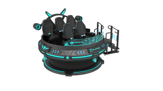 الترفيه 55 بوصة شاشة 9D VR كرسي AC220V 5 مقاعد