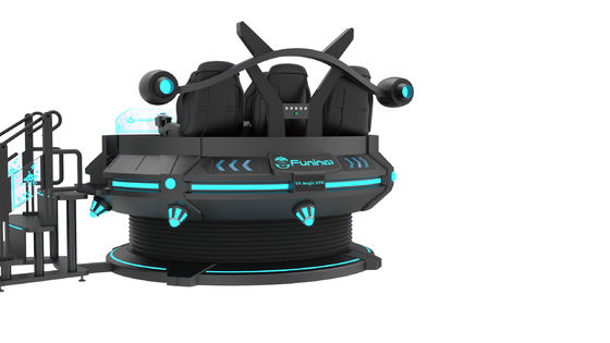 الترفيه 55 بوصة شاشة 9D VR كرسي AC220V 5 مقاعد