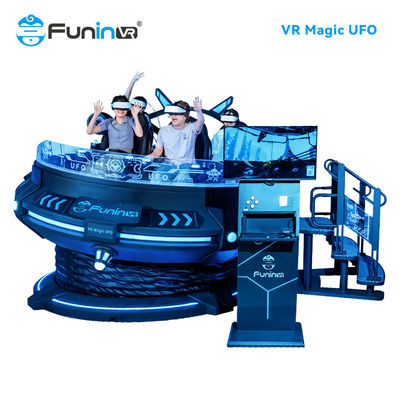 مغامرة 9D VR محاكي 360 درجة الدوران اللاعبين المتعددين 1.2KW