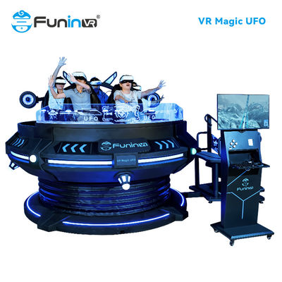 مغامرة 9D VR محاكي 360 درجة الدوران اللاعبين المتعددين 1.2KW