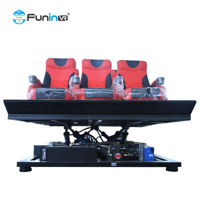 مركز تسوق 5D سينما السينما تصميم مربع مخصص لـ 9-48 مقعد 3 تحديثات شهرية 1 فيلم