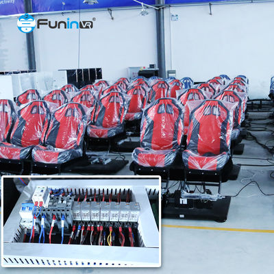 مركز تسوق 5D سينما السينما تصميم مربع مخصص لـ 9-48 مقعد 3 تحديثات شهرية 1 فيلم