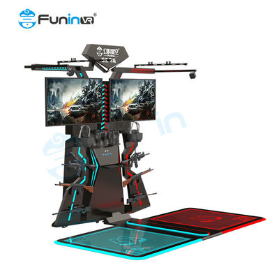 جرب إثارة جهاز محاكاة إطلاق النار 9D Walker مع صوت محيطي وشاشة سماعة رأس الواقع الافتراضي