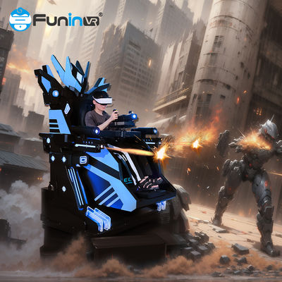 تجربة الواقع الافتراضي الثورية مع جهاز التحكم بالعصا 9D VR Chair 360 درجة الدوران