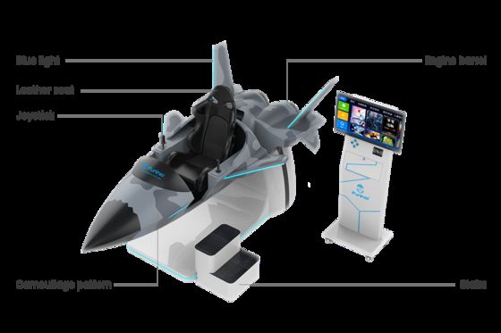 سينما الواقع الافتراضي الترفيهية 9D مع نظارات Deepoon E3 VR 3123x1708x1739mm